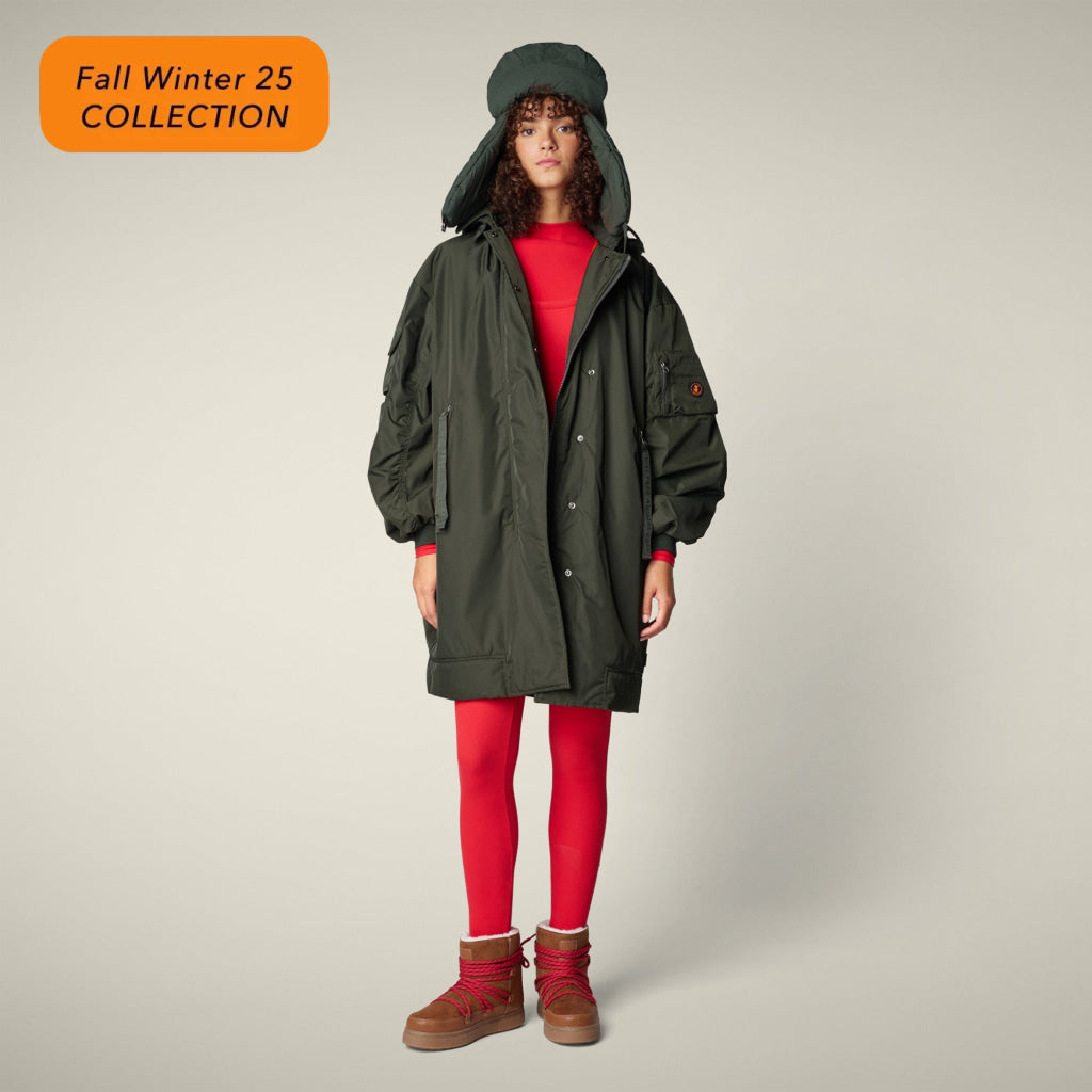 【10月8日発売開始予定】【WOMAN】 ISA D42352W TWIL PINE GREEN
