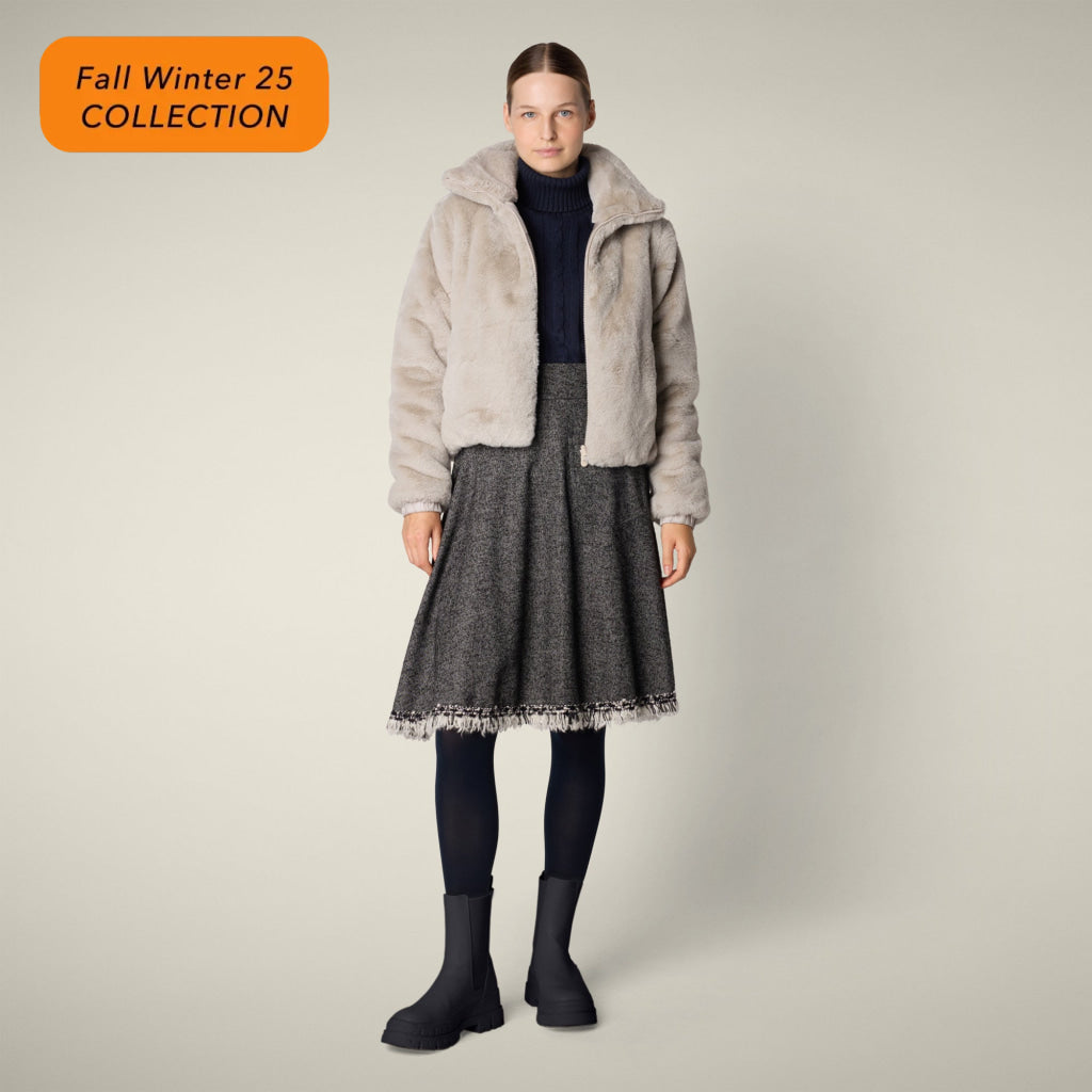 断捨離中のため値下げ！Save the duck ロング　ダウンジャケット SAVE THE DUCK】LYSA フード付き エコダウン ロングコート (SAVE