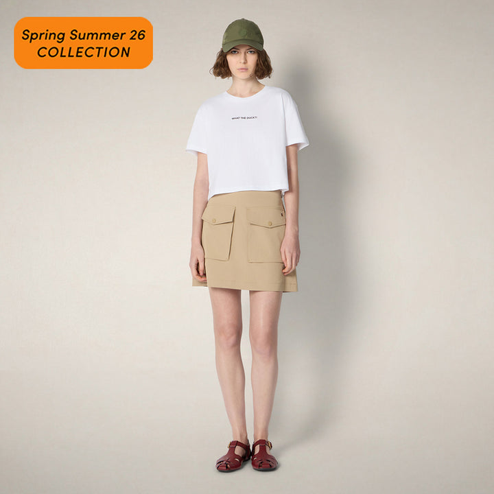 【WOMAN】ASAP CARGO MINISKIRT W D22604W GABA