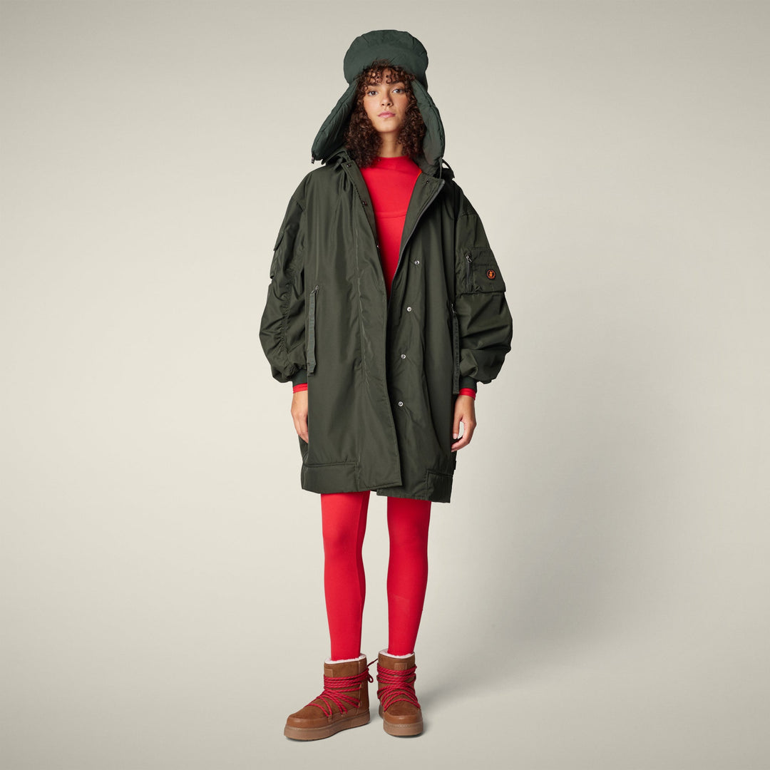 【10月8日発売開始予定】【WOMAN】 ISA D42352W TWIL PINE GREEN