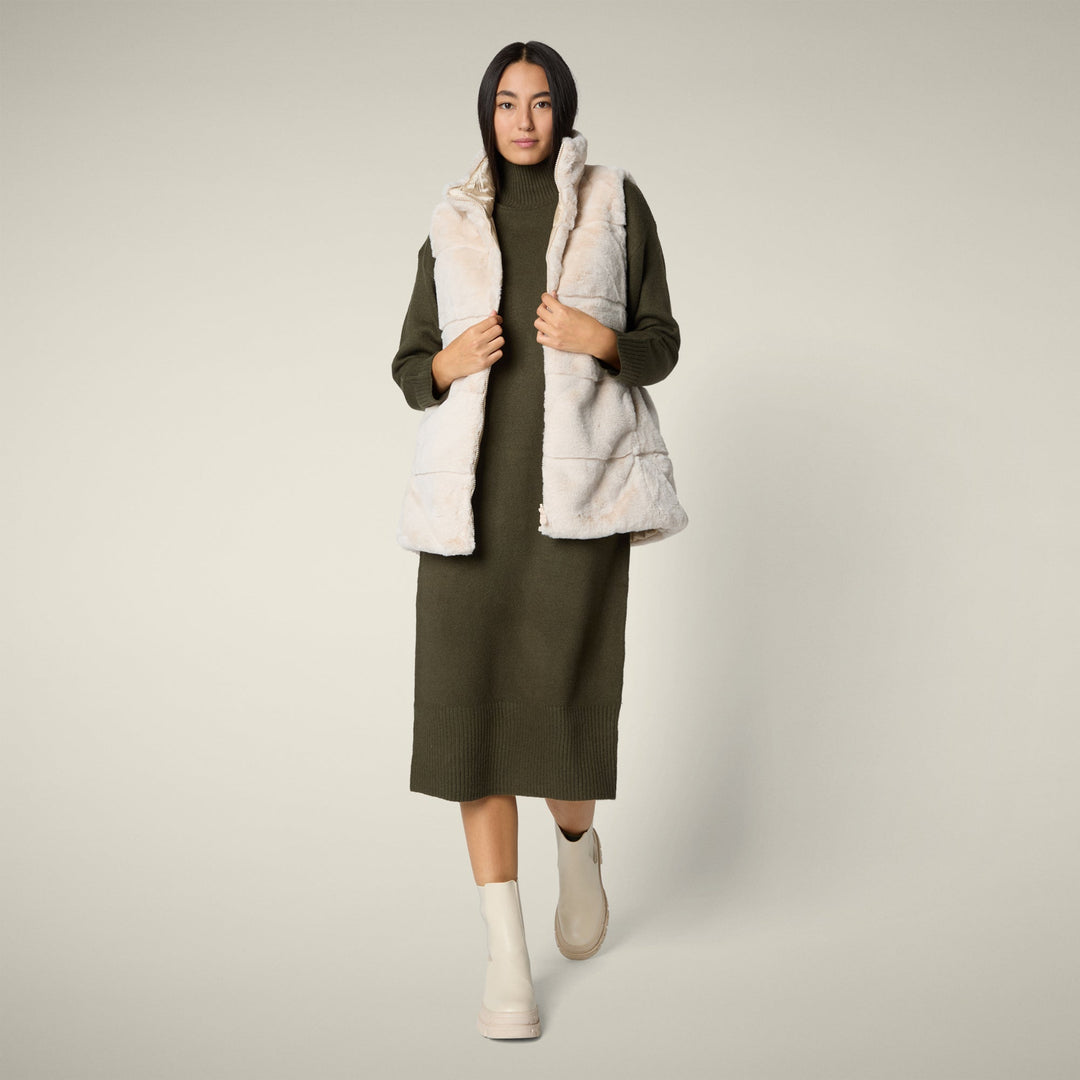【WOMAN】NIVES D82493W FURY SHORE BEIGE / 1