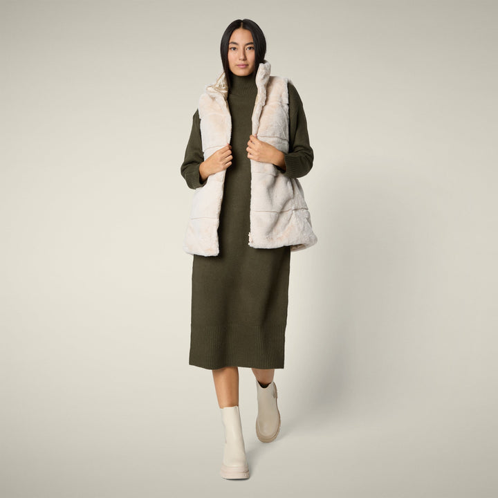 【WOMAN】NIVES D82493W FURY SHORE BEIGE / 1