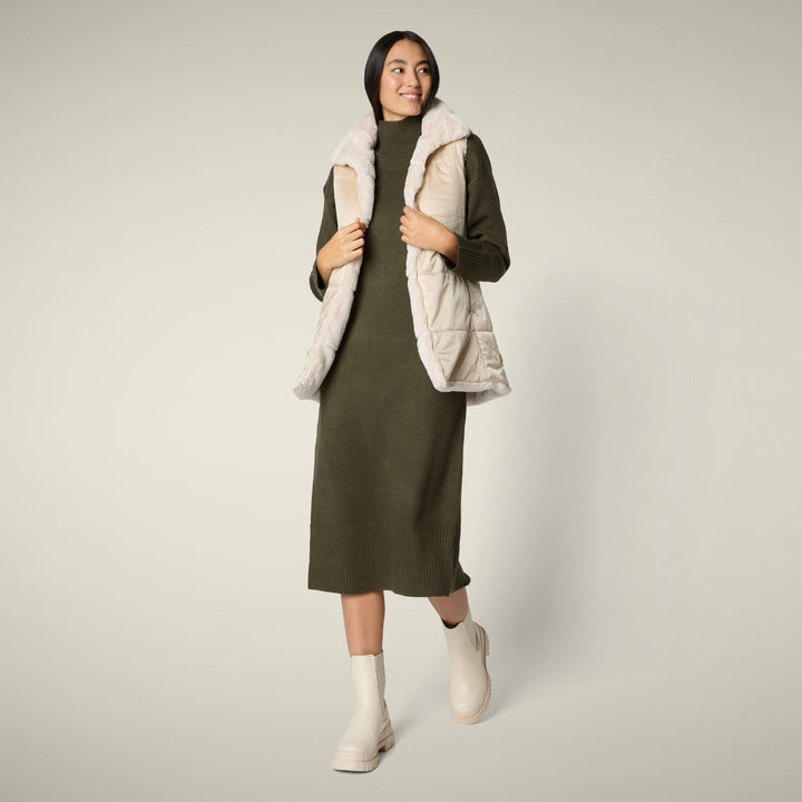 【WOMAN】NIVES D82493W FURY SHORE BEIGE / 1