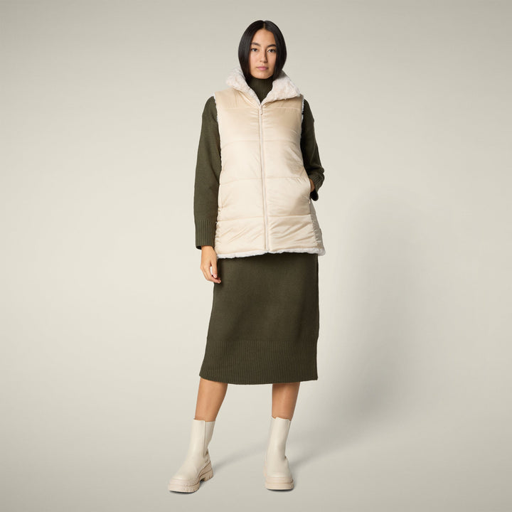 【WOMAN】NIVES D82493W FURY SHORE BEIGE / 1