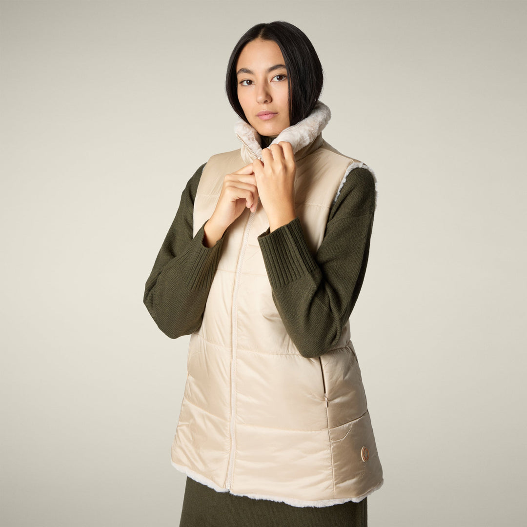 【WOMAN】NIVES D82493W FURY SHORE BEIGE / 1