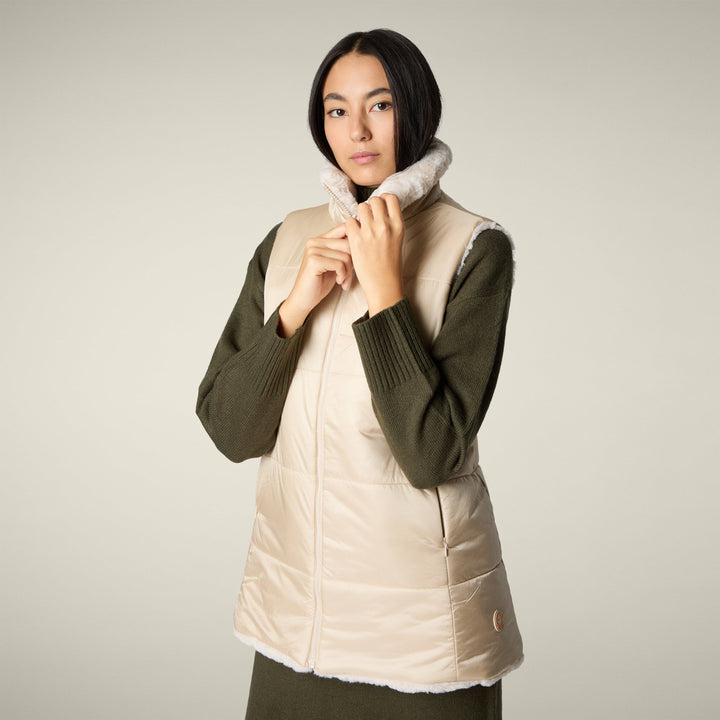【WOMAN】NIVES D82493W FURY SHORE BEIGE / 1
