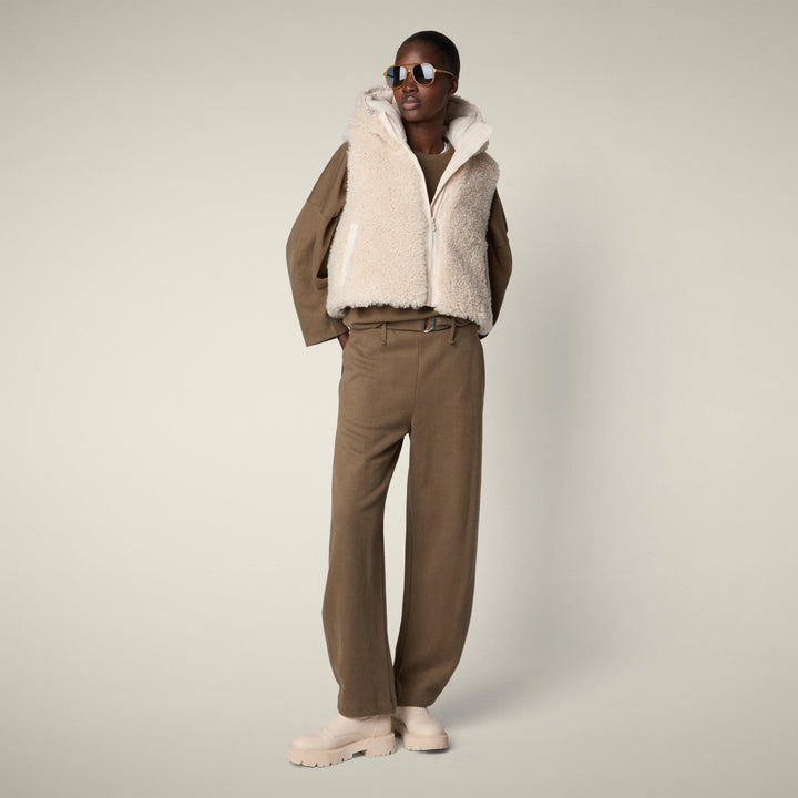 【WOMAN】AYLA D82501W CURL SHORE BEIGE / 1