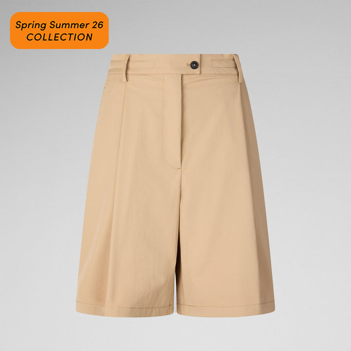 【WOMAN】ASAP PLEAT SHORTS W DB2055W GABA※3月下旬販売予定