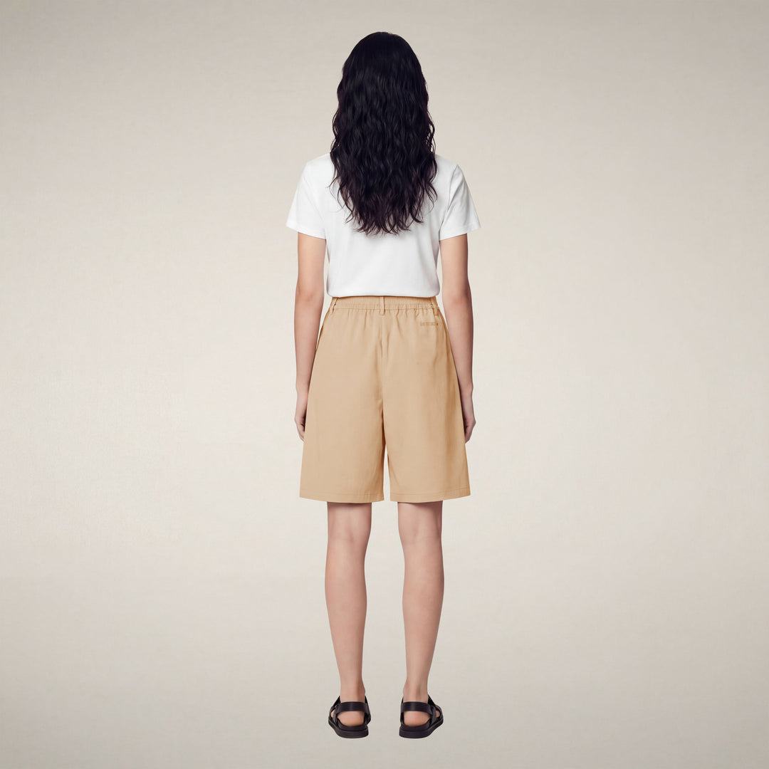 【WOMAN】ASAP PLEAT SHORTS W DB2055W GABA