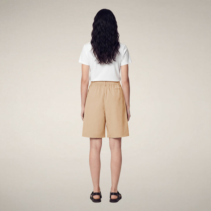 【WOMAN】ASAP PLEAT SHORTS W DB2055W GABA