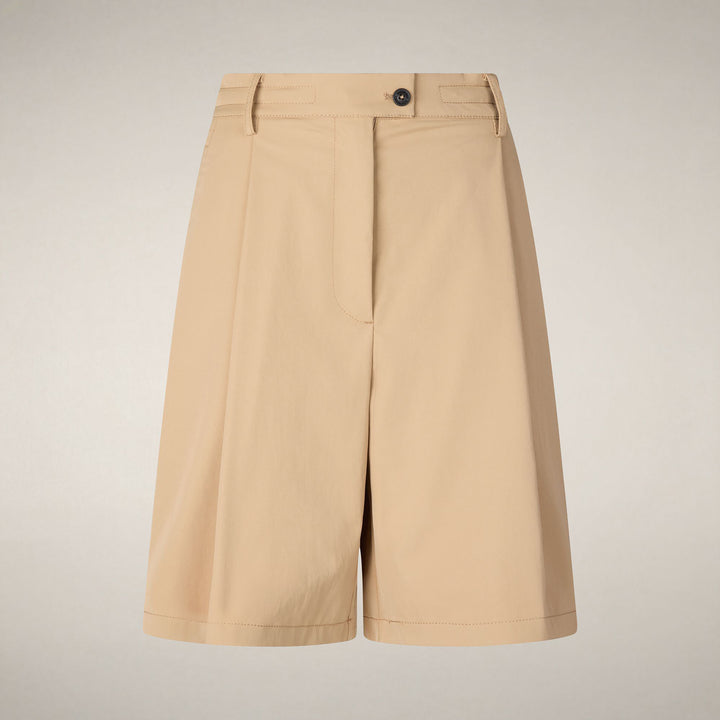 【WOMAN】ASAP PLEAT SHORTS W DB2055W GABA