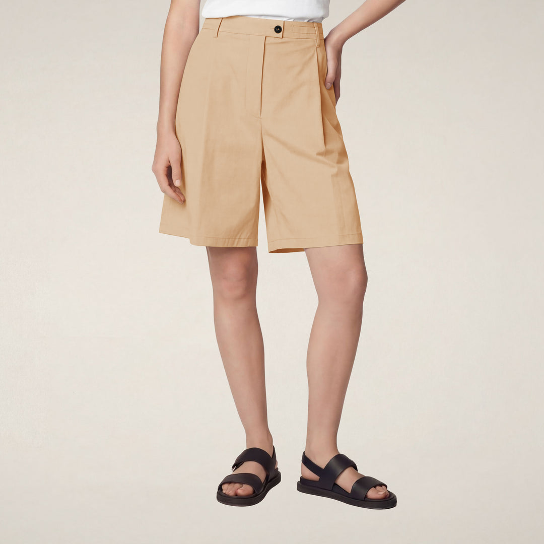 【WOMAN】ASAP PLEAT SHORTS W DB2055W GABA