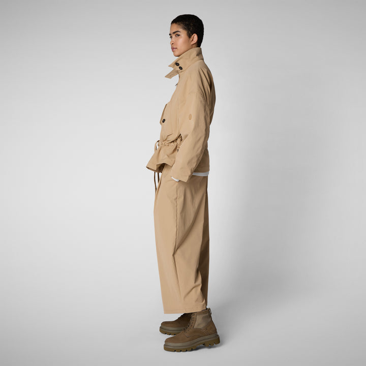 【WOMAN】ASAP PLEAT PANTS W DP2054W GABA※3月下旬販売予定