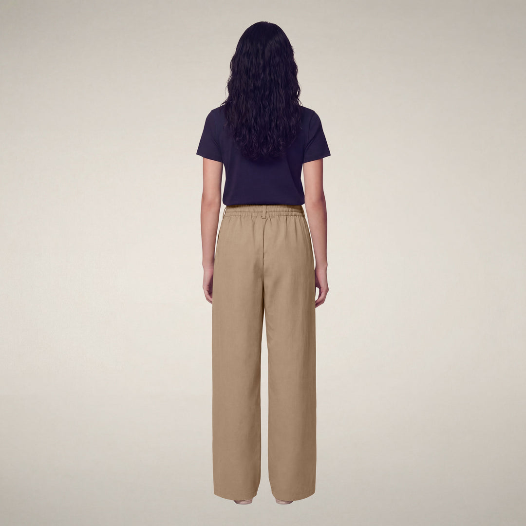 【WOMAN】ASAP PLEAT PANTS W DP2054W GABA※4月以降販売予定