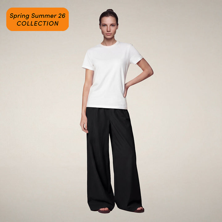 【WOMAN】OMW WIDE PANTS W DP2190W POBY※4月以降販売予定