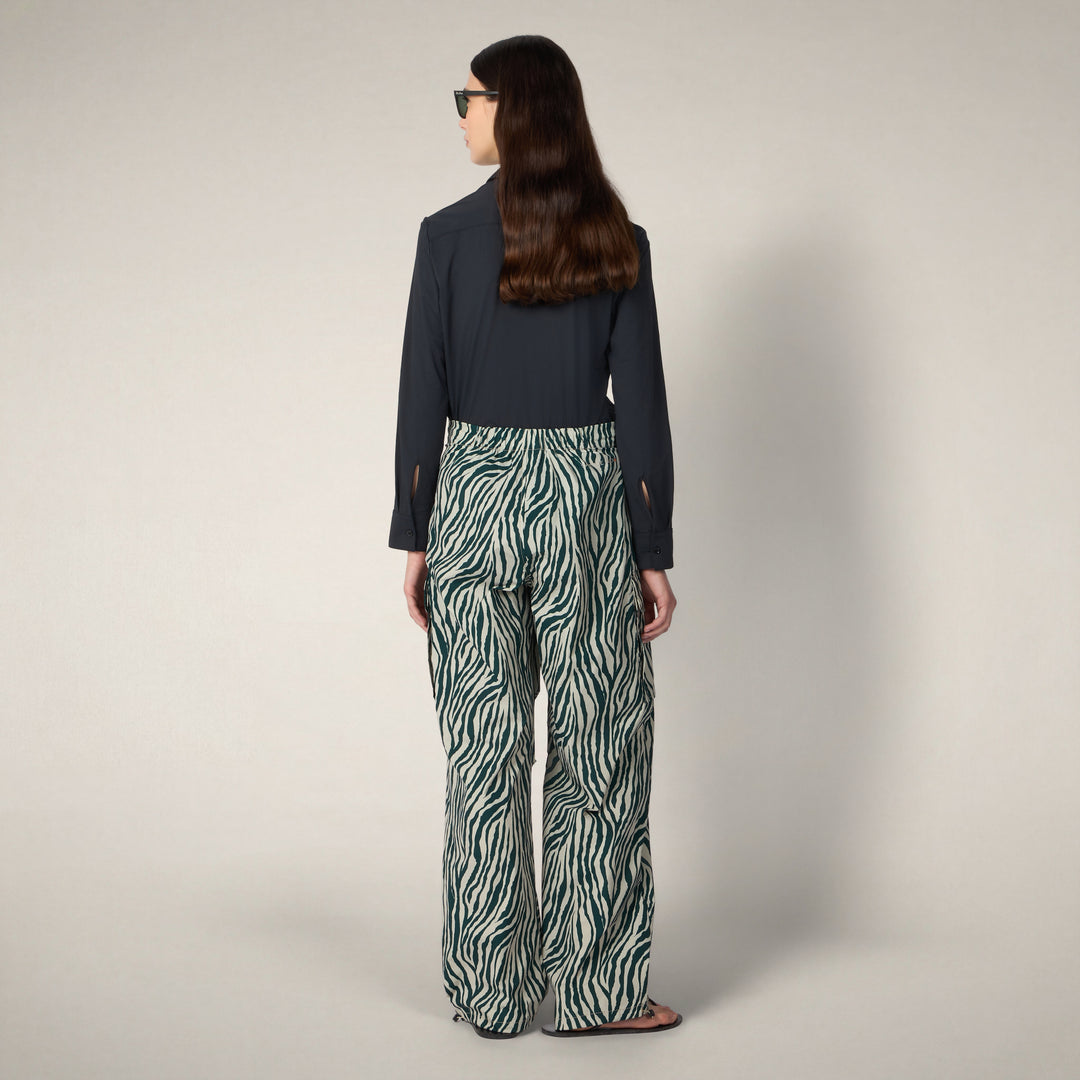 【WOMAN】OMW PRINTED CARGOS W DP2694W SOBY