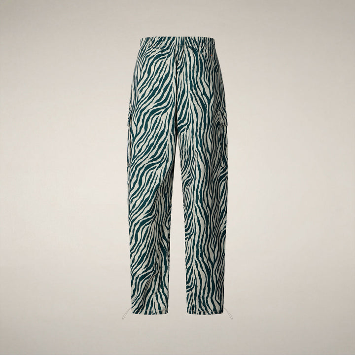 【WOMAN】OMW PRINTED CARGOS W DP2694W SOBY