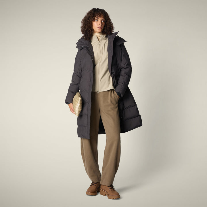 【WOMAN】HELSINKI P42417W LEAF BROWN BLACK