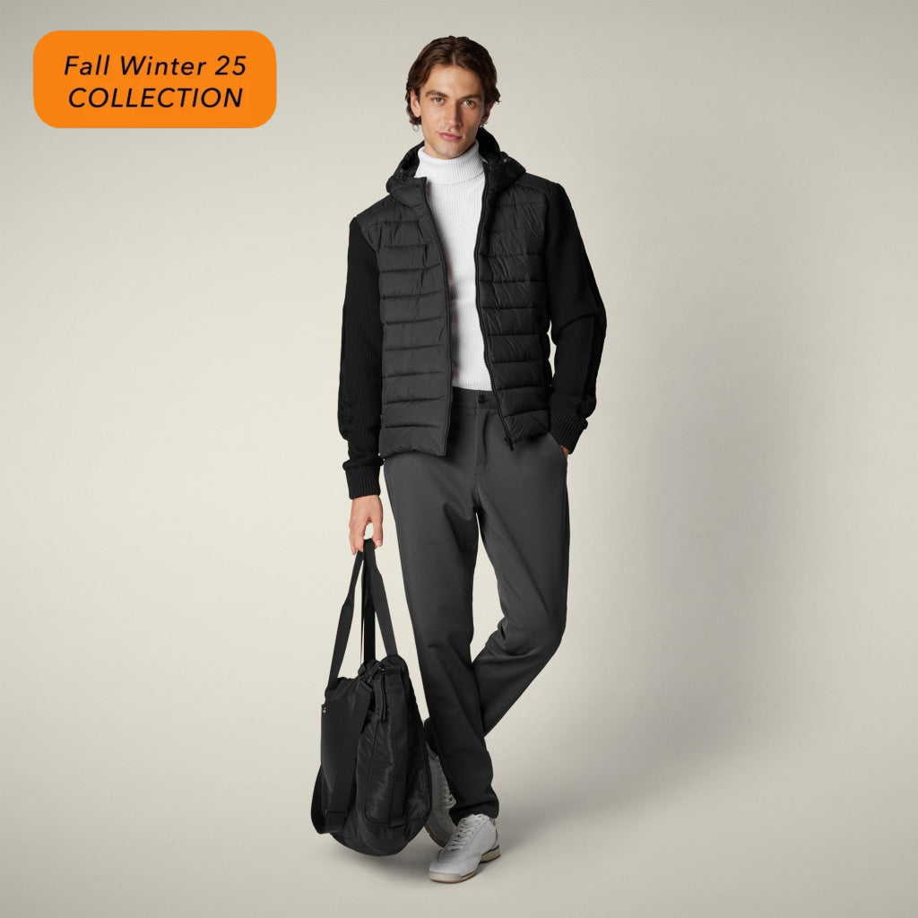 【MAN】FEN D32488M ROMI BLACK / M