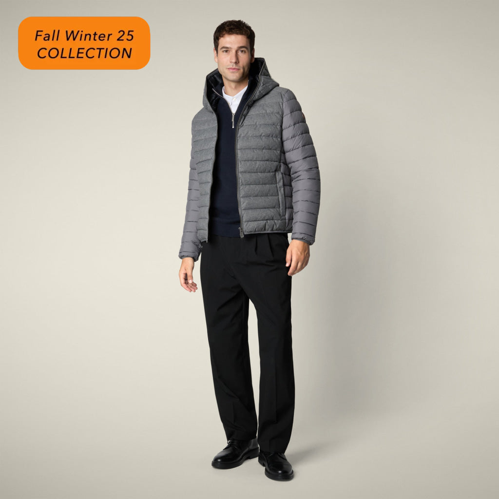 【MAN】MALCOM D32459M FLIM MID GREY MELANGE / M