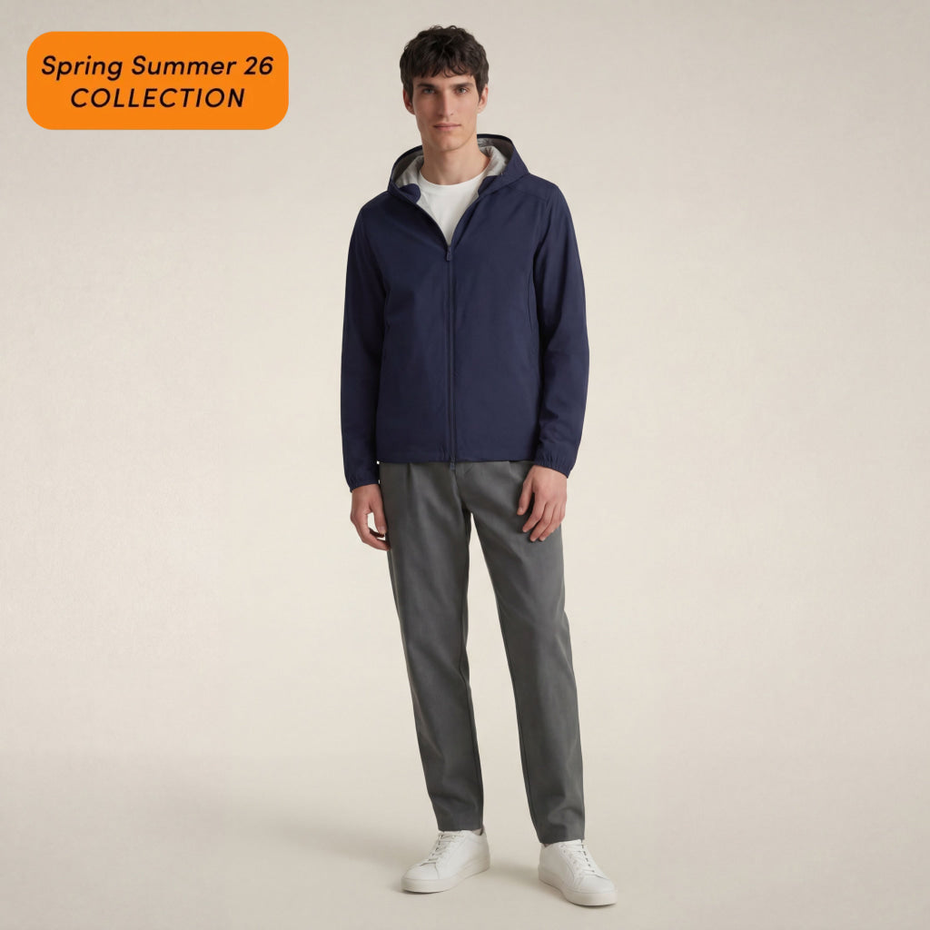 【MAN】ZAYN D30571M WIND NAVY BLUE / M