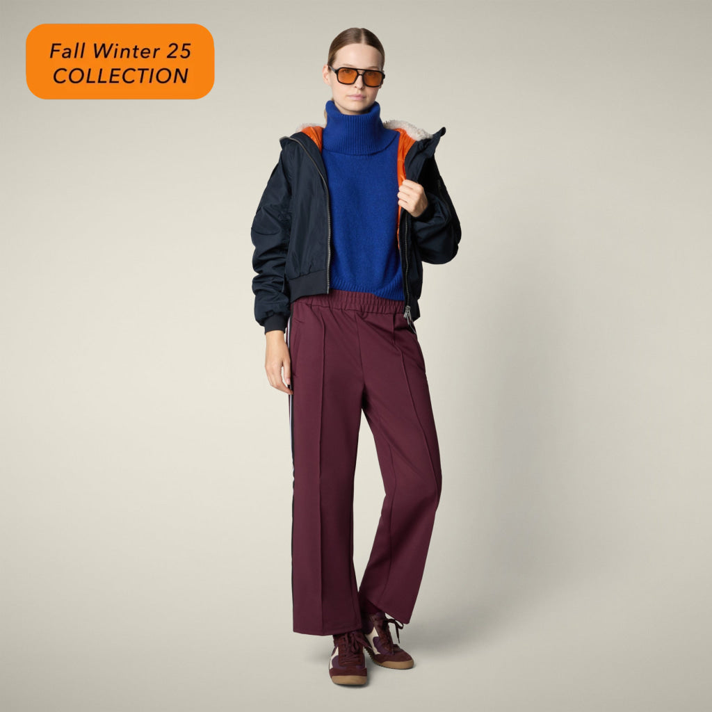 【WOMAN】GAGA D32343W TWIL BLUE BLACK / 1