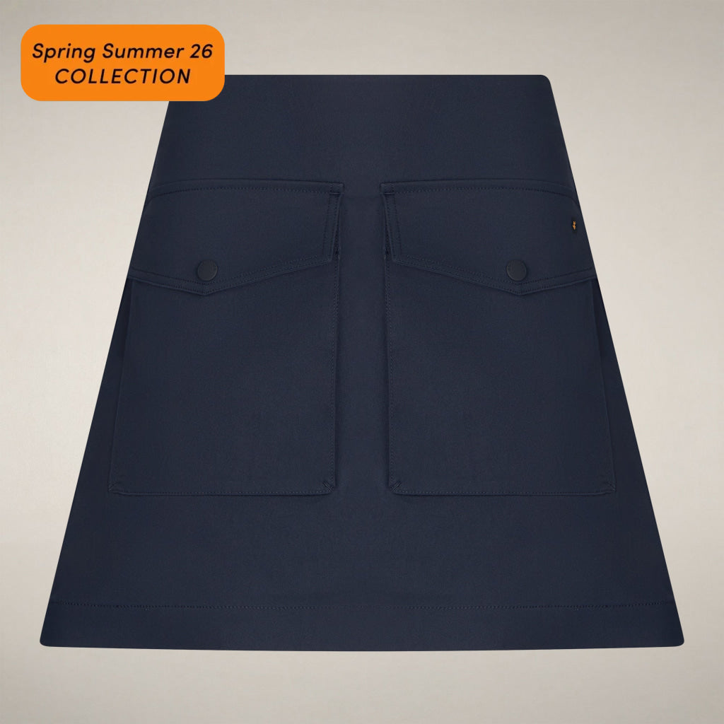 【WOMAN】GILA D22604W GABA - NAVY BLUE