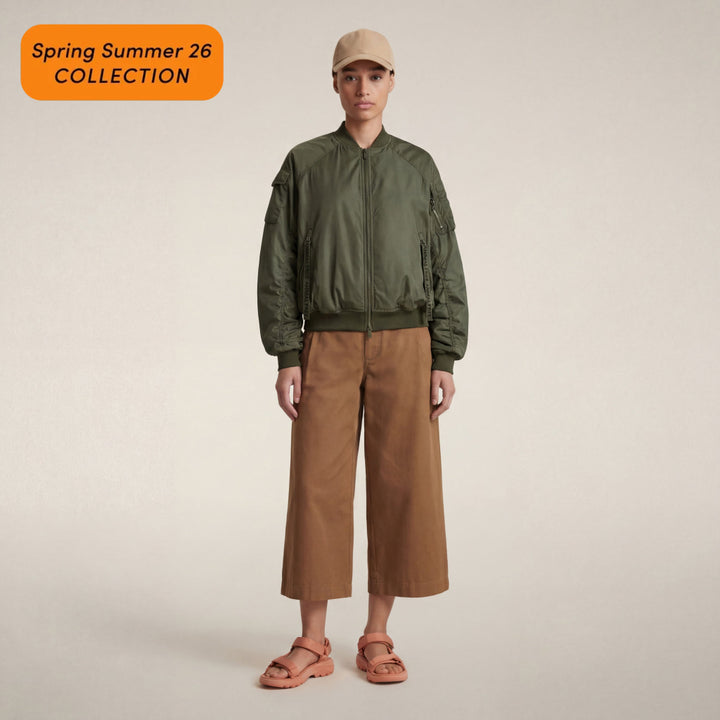 【WOMAN】LIL D32105W TWIL※2月下旬販売予定 DUSTY OLIVE / 1