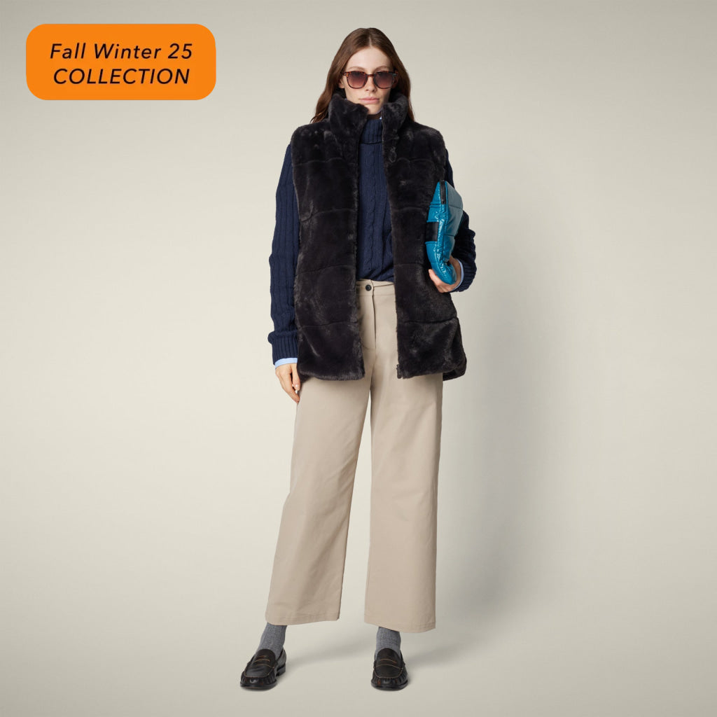 【WOMAN】NIVES D82493W FURY BROWN BLACK / 1