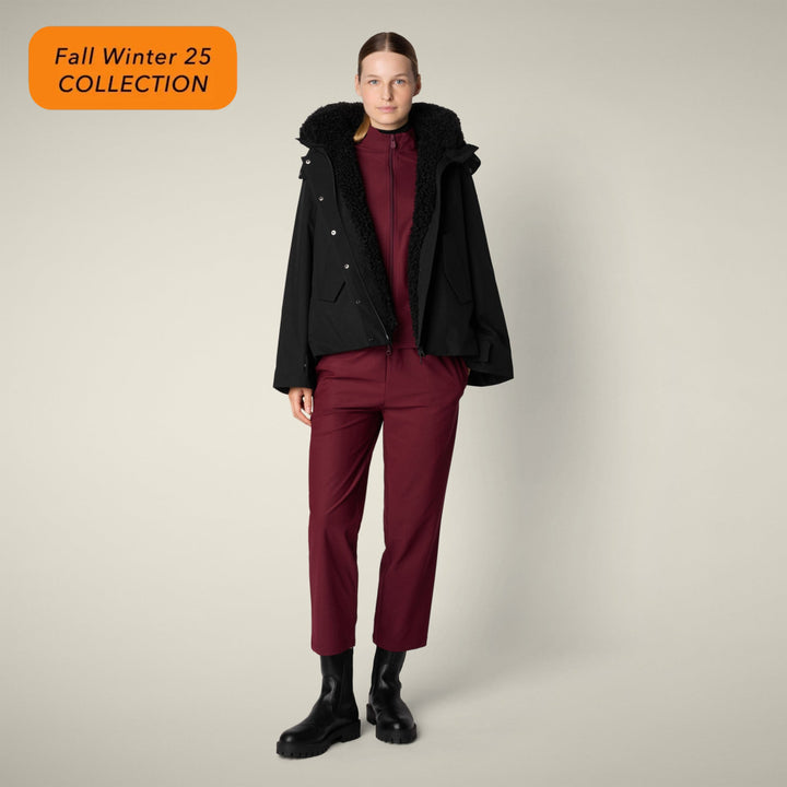 【WOMAN】ORIANE D31881W GRIN BLACK / 1